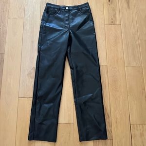 Aritzia Leather Pants (Wilfred “Melina Pant”)